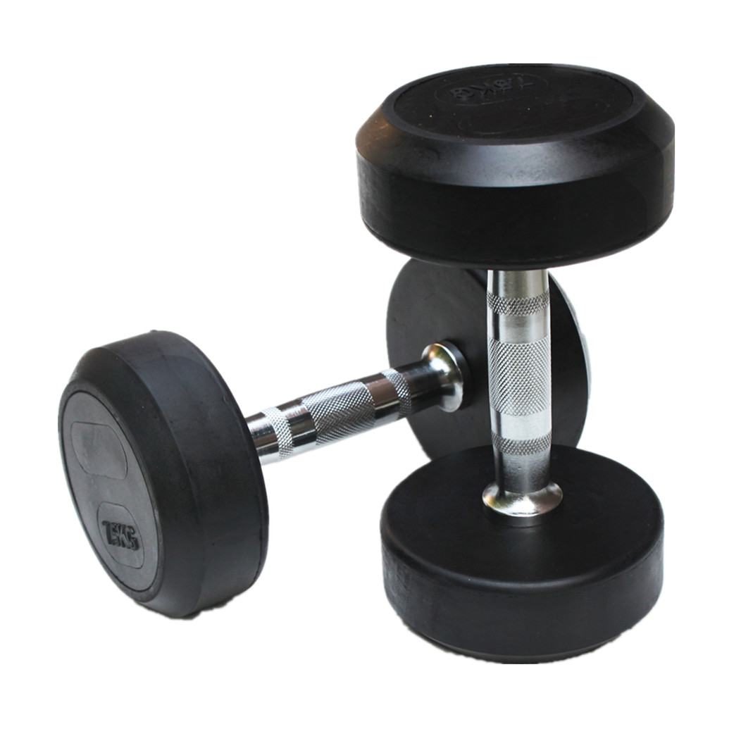 CM-825 Profession Fixed Rubber  Dumbbell